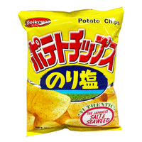 Koikeya Potato Chips - Salt & Seaweed 1.83oz (52g)