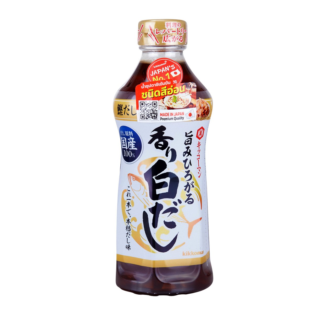 คิคโคแมน キッコーマン 本つゆ 香り白だし 600ml