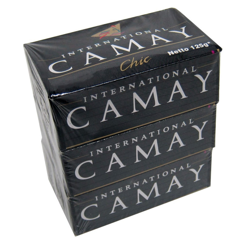 Camay 3-In Pack Soap Bar Black - Chic