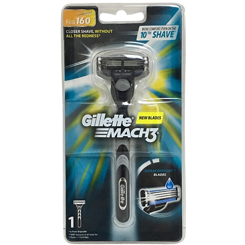 Gillette Mach3 Razor 1pc-whole