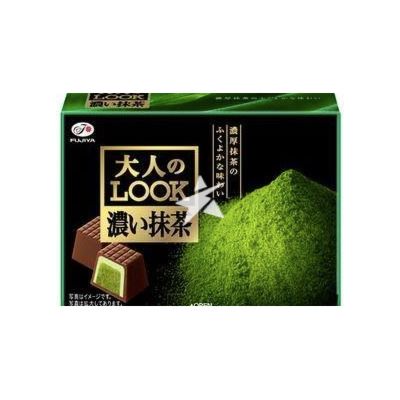 不二家LOOK 大人的浓郁抹茶夹心三层巧克力 46g