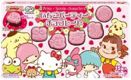 不二家 Fujiya Peko X Sanrio Strawberry Party Chocolate 40g