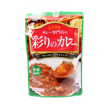 ハチ食品 Med Hot Irodori No Curry Hachi 200G