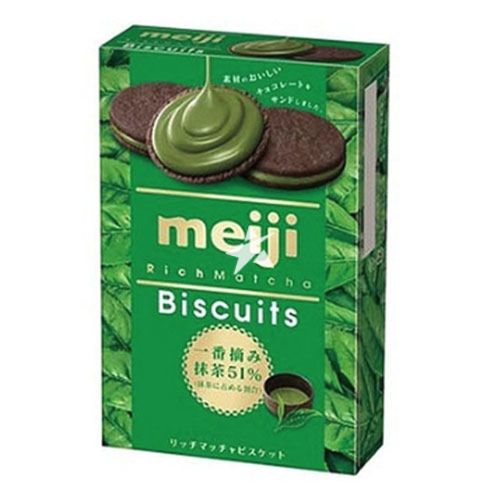明治 Meiji Rich Matcha Biscuits