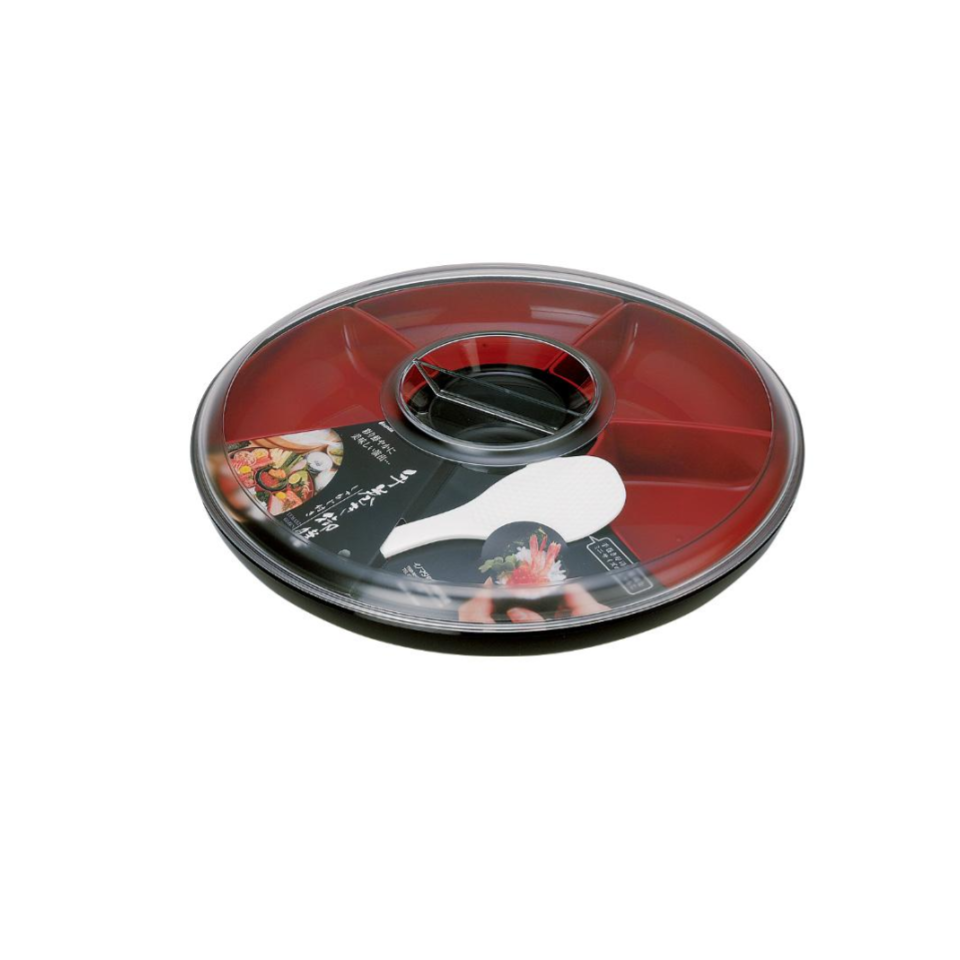 イノマタ化学 Plastic Sushi Roll Set With Rice Server