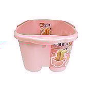 , (Inomata) Foot Soak Bucket Peark Pink 1pc