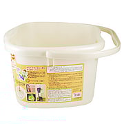 , (Inomata) Ashiyu Senka 2500 Foot Soak Bucket Pearl White 1 Pc