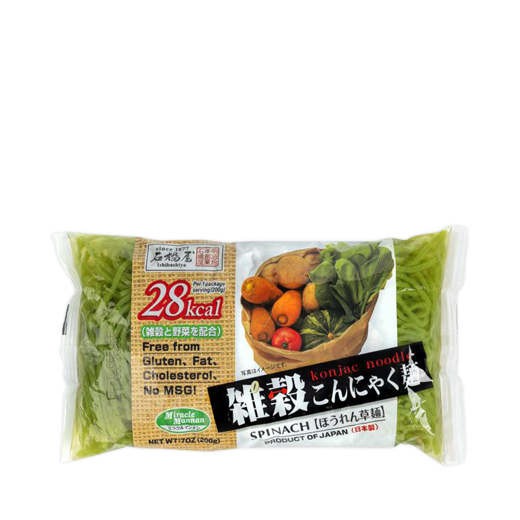 Ishibashiya 200G IBY) Konjac Noodle Spinach