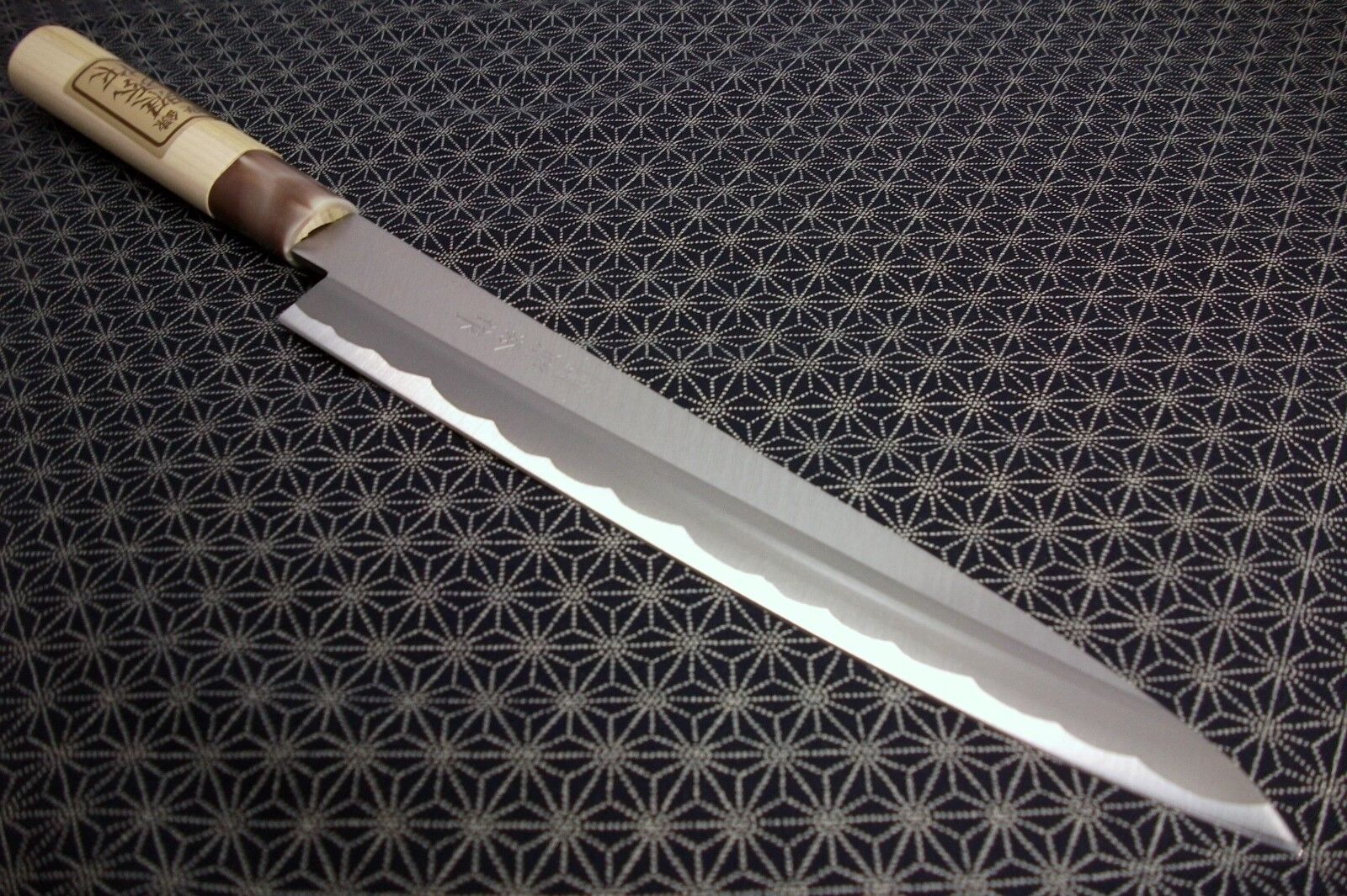 Teruhide Japanese Yanagiba Kitchen Knife Sushi Sashimi Carbon Japan
