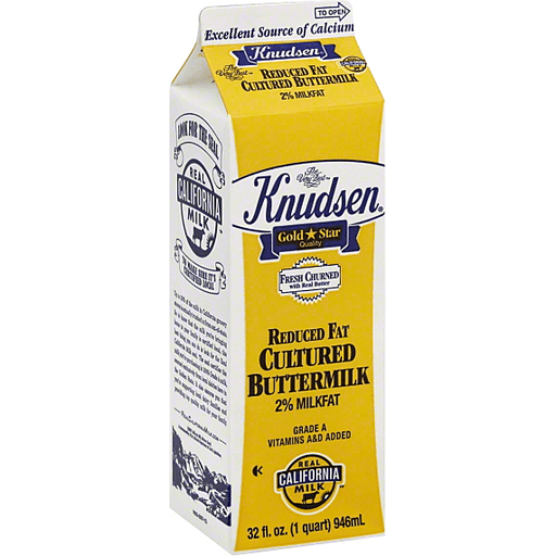 Knudsen Cultured Buttermilk, Reduced Fat, 2% Milkfat