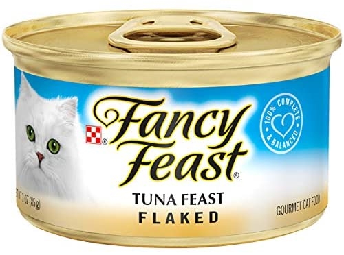 Fancy Feast Gourmet Cat Food, Tuna Flaked 3 Oz