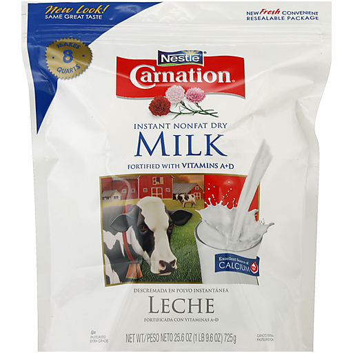 Carnation Instant Nonfat Dry Milk 25.6 Oz. Bag