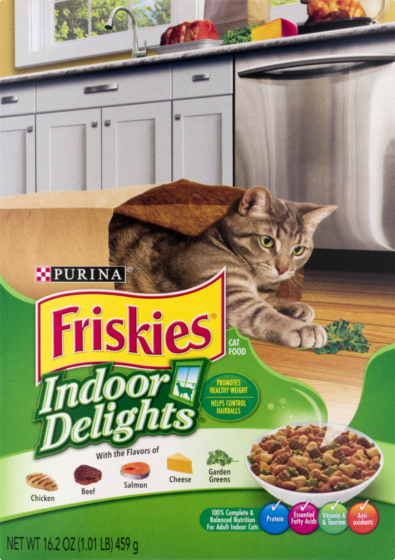 Friskies Purina Indoor Delights Dry Cat Food
