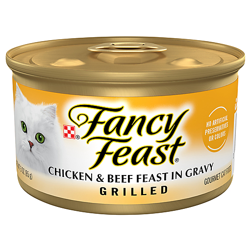 Fancy Feast Grilled Chicken & Beef In Gravy Wet Cat Food