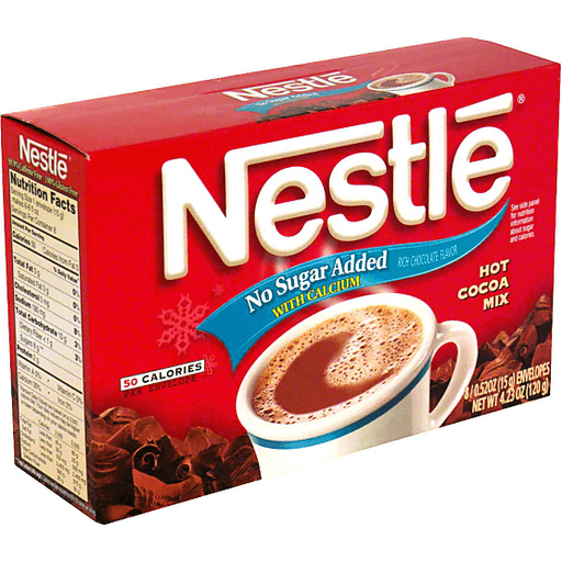 Nestle Hot Cocoa Mix Rich Milk Chocolate No Sugar Added