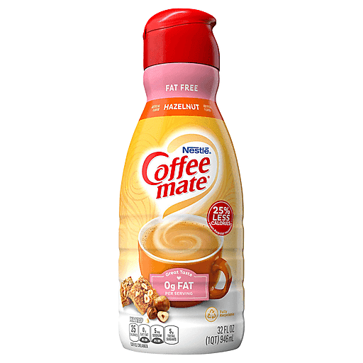 Coffee-Mate Nestle Hazelnut Fat Free Liquid Creamer