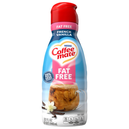 Coffee-Mate Nestle French Vanilla Fat Free Liquid Creamer
