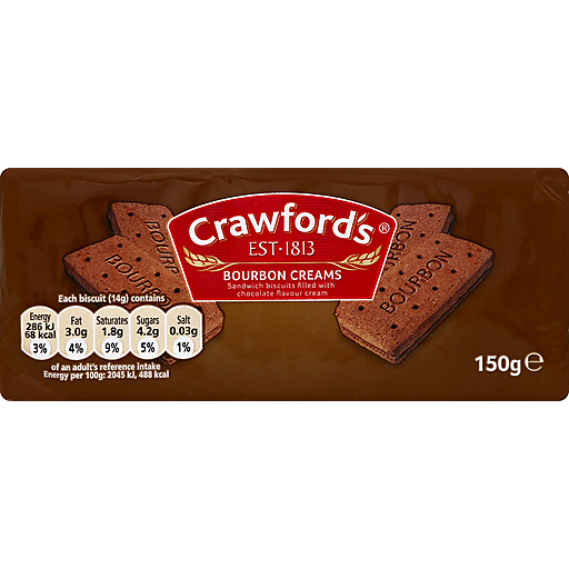 Crawford's Bourbon Creams 150g