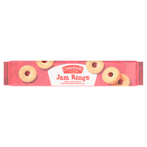 Crawford S Jam Rings 125g