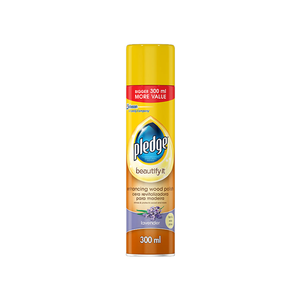 Pledge Wood Polish Spray Lavender 250ml