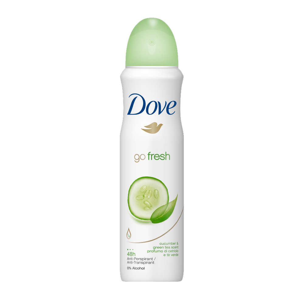 Dove Go Fresh Cucumber And Green Tea Deodorant Spray 150Ml