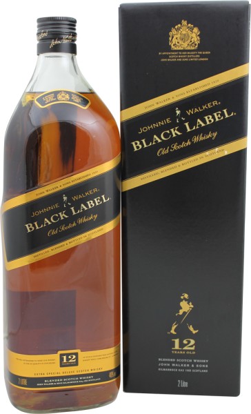 Johnnie Walker Whisky Black Label 2 Liter