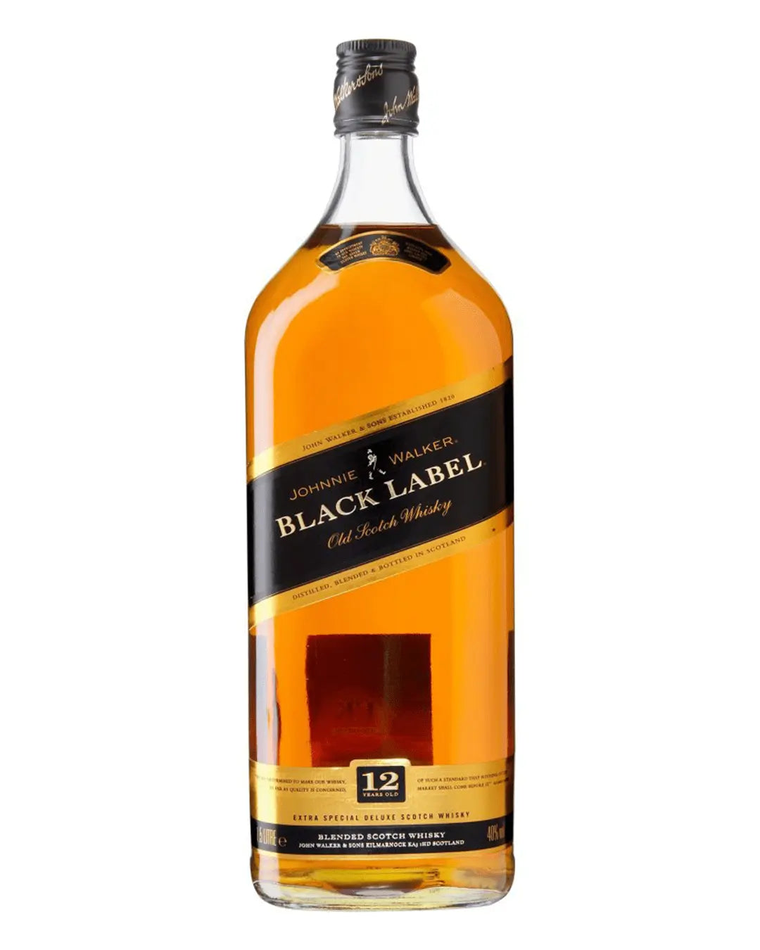 Johnnie Walker Black Label Whisky, 1.5 L