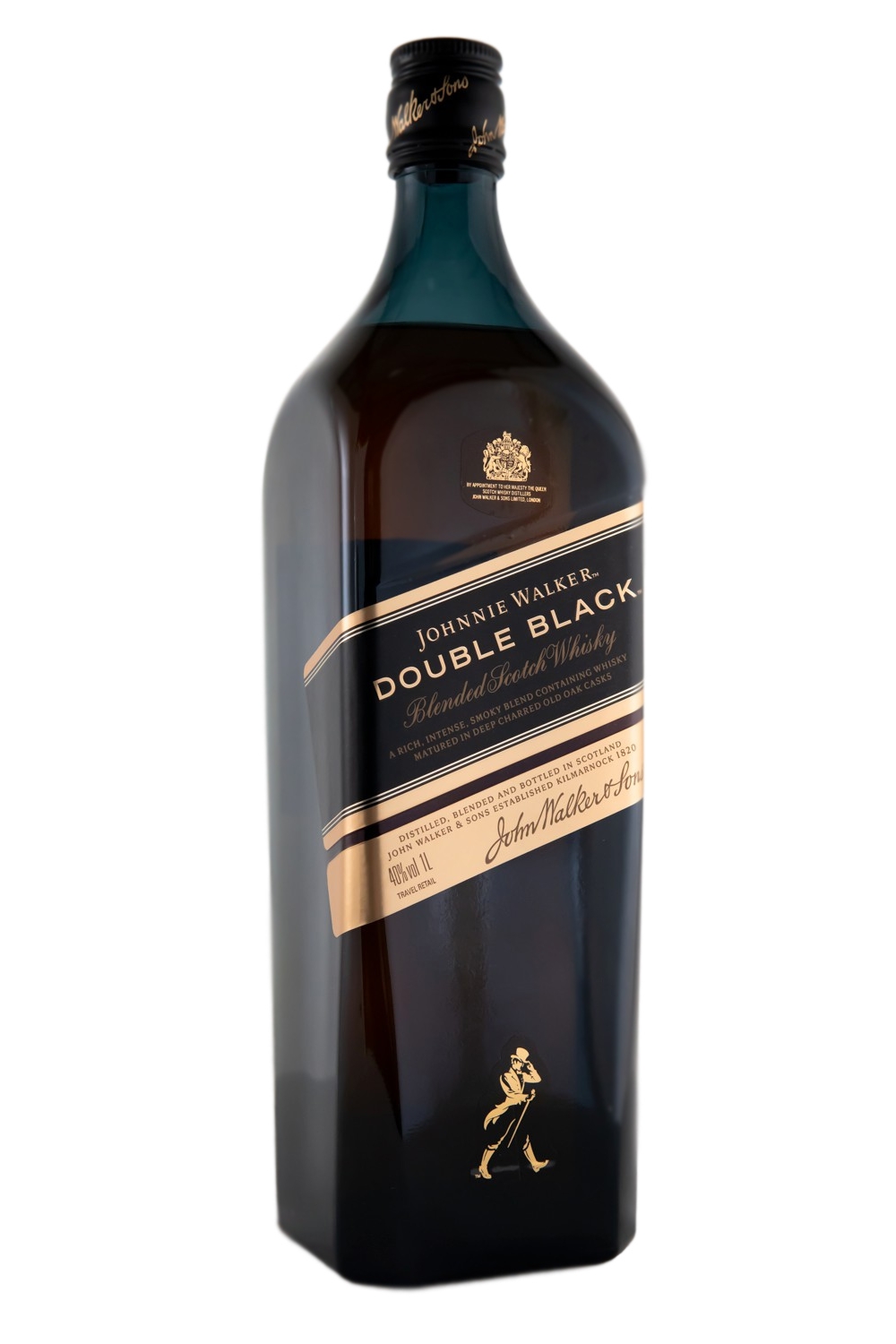 Johnnie Walker Double Black Label Blended Scotch Whisky, 1 L