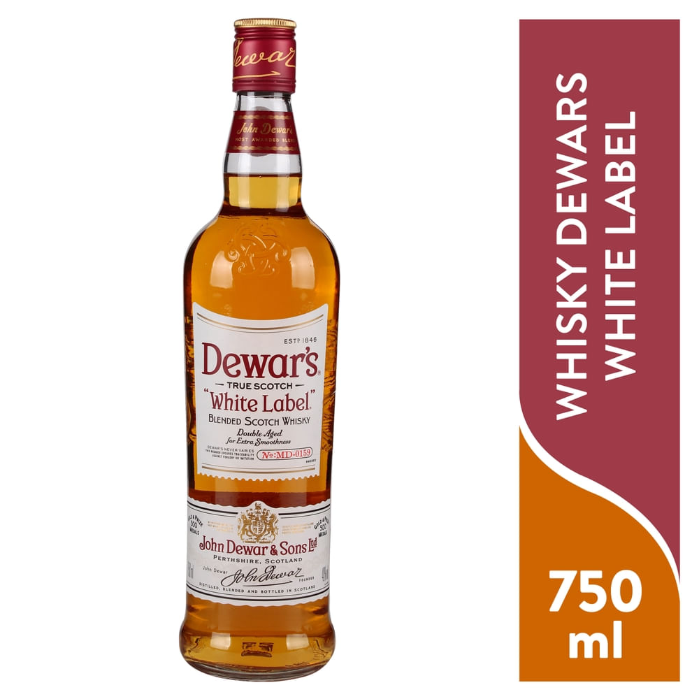 Dewar's Whisky White Label - 750ml