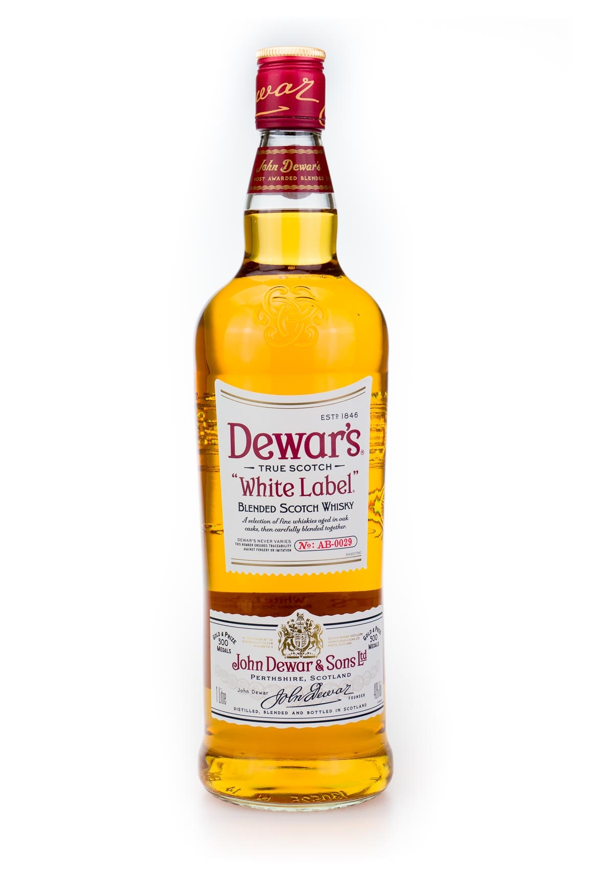Dewar's White Label Scotch Whisky 1L