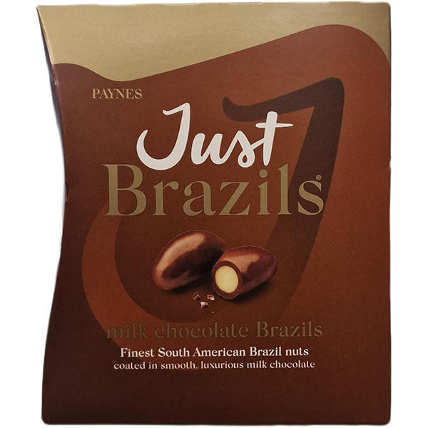 Just Brazils Paynes Milk Chocolate 150g