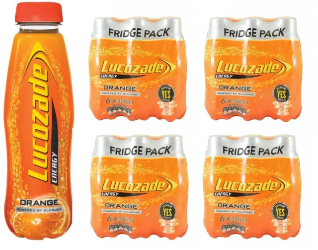 Lucozade Energy Orange 380ml (24 X 380ml)