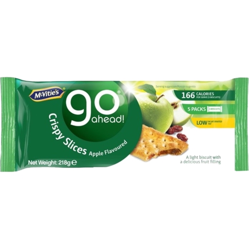 Mcvitie's Go Ahead Slices Apple 218g