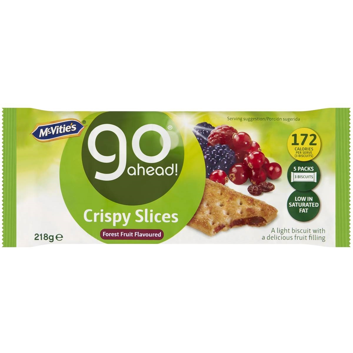 McVitie's Go Ahead Slices Forest Fruit 218g
