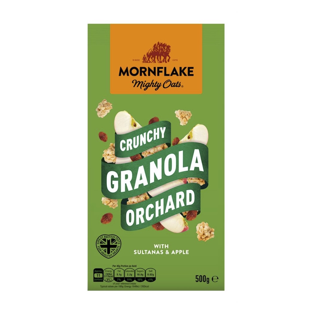 Mornflake Orchard Apple Crunchy Granola 500g