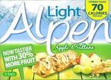 Alpen Light Sultana And Apple Cereal Bar 5 Pack 105g