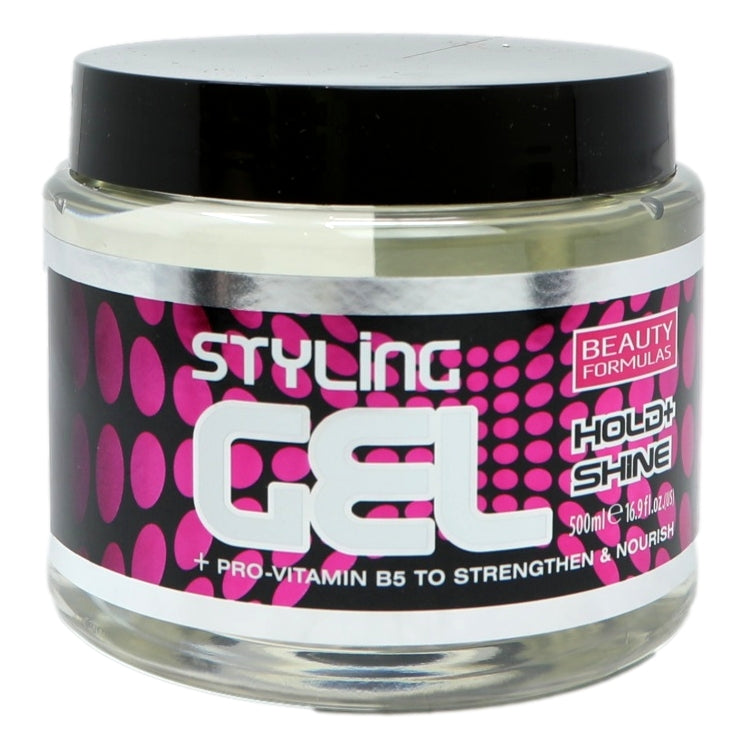 Beauty Formulas Styling Gel Hold & Shine 500ml
