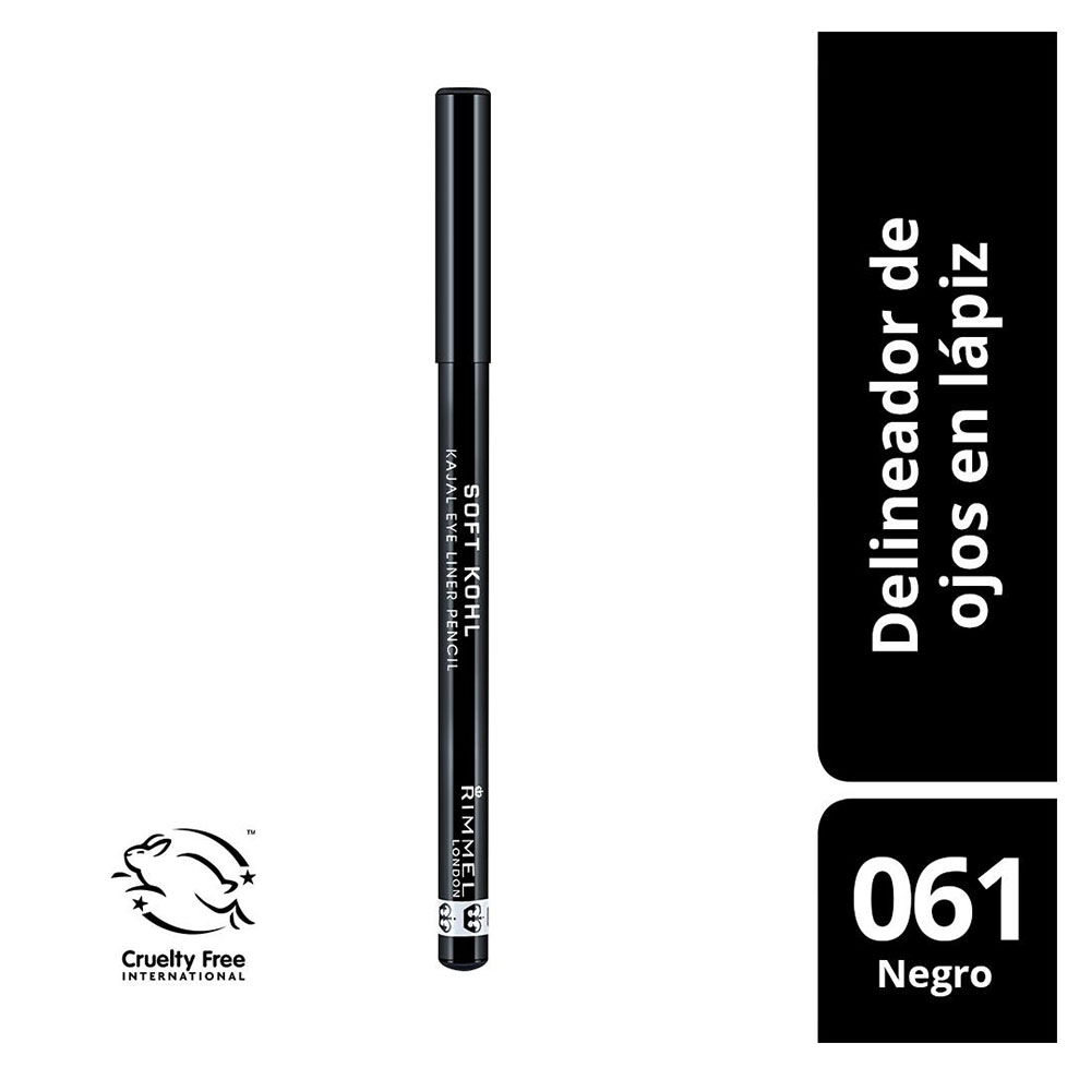 Rimmel Soft Kohl Kajal Eye Liner Pencil 061 Jet Black 1.2g