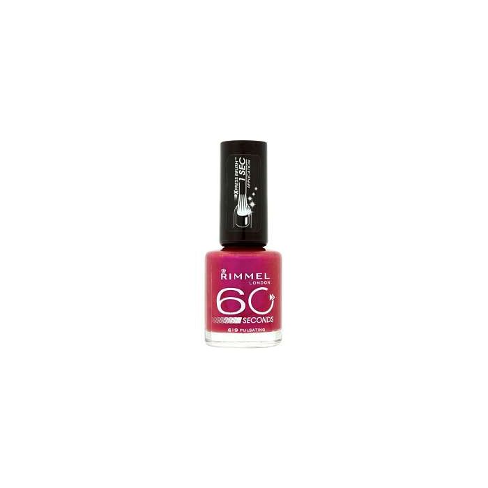 Rimmel London 60 Seconds Nail Polish 12ml PULSATING # 619