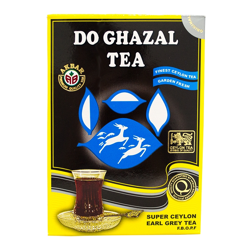 Ghazalain Do Ghazal-Tea Bags Super Ceylon Earl Grey 7oz 200gr