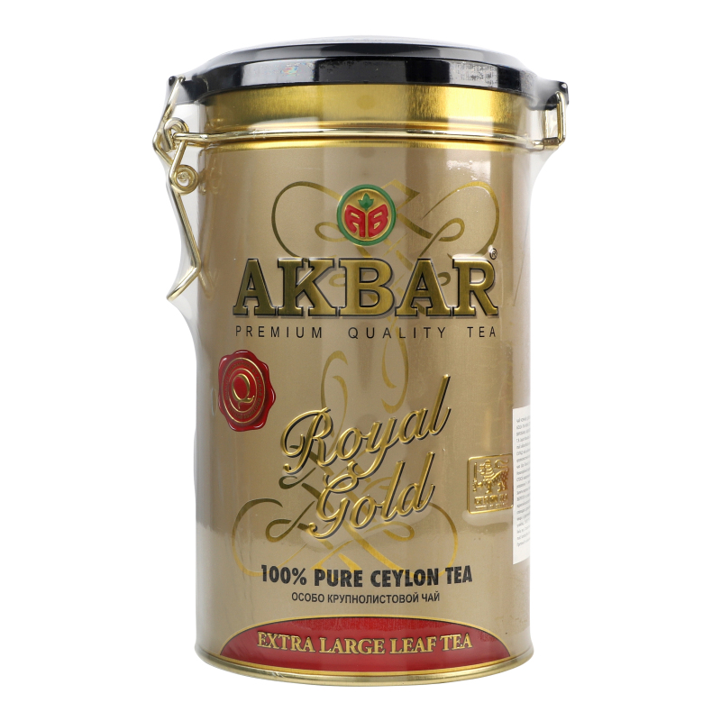 Akbar Чорний Чай Royal Gold 150г (5014176012748)