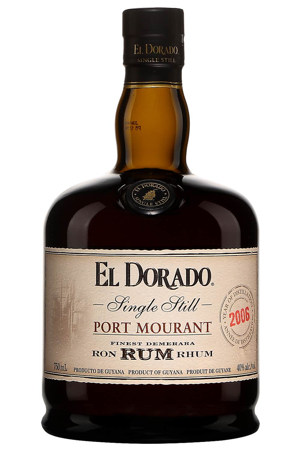 El Dorado Single Still Port Mourant 2006 Rum
