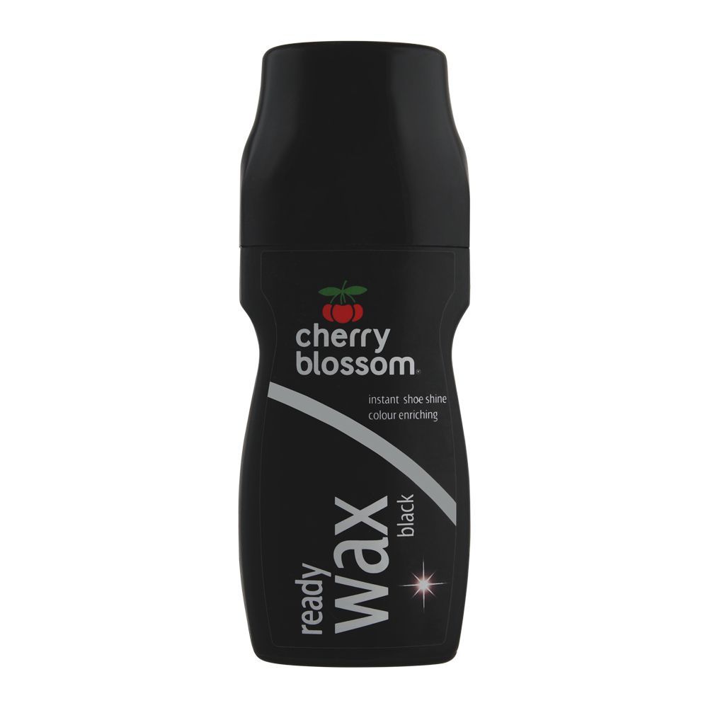 Cherry Blossom Ready Wax Black Polish 85ml