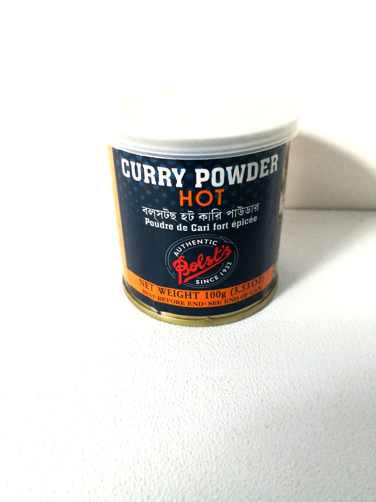 East N West Bolsts Curry Powder Hot 100g