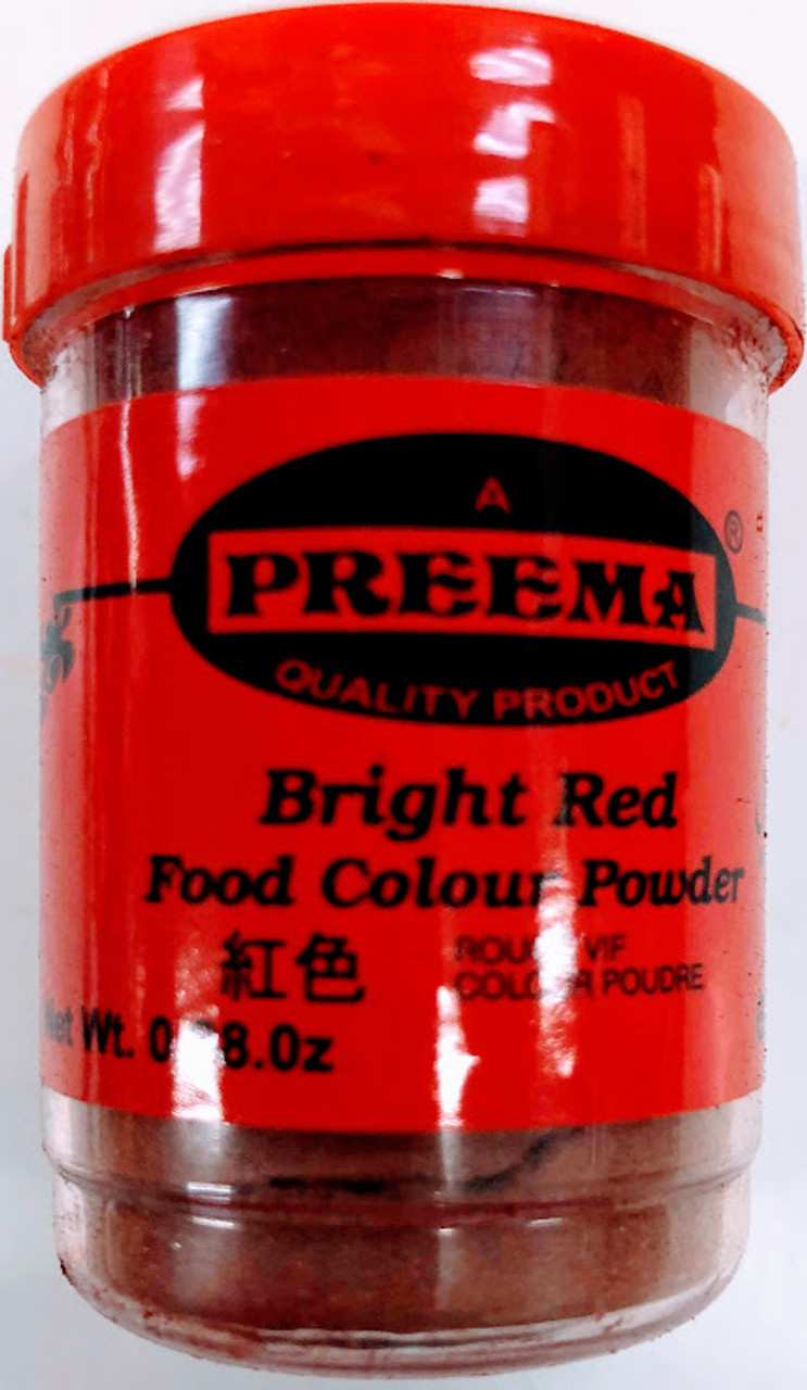 Preema Food Color Bright Red Powder 25g