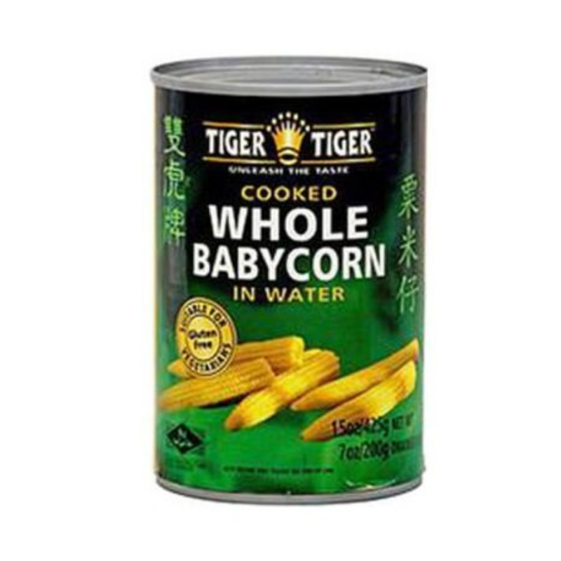 Tiger Tiger Whole Baby Corn In Water 410g Whole Baby Corn