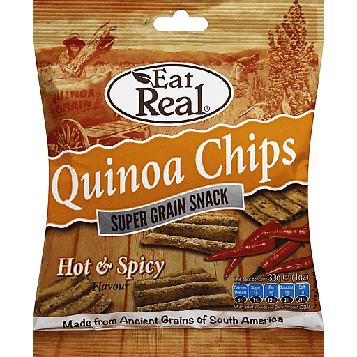 Eat Real Quinoa Chip Hot/Spicy 1 Oz