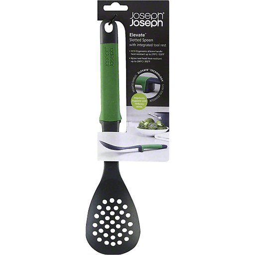Joseph & Joseph Spoon, Slotted, Elevate, Dark Green
