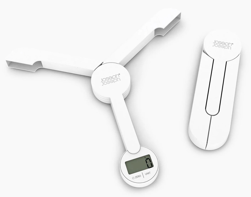 Joseph Joseph Triscale White Digital Kitchen Scale 8 Lb Model 40071