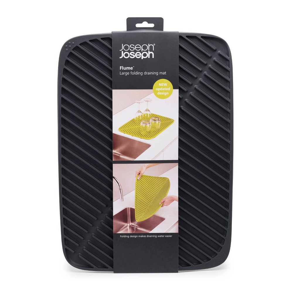 Joseph Joseph Dish Draining Mat Flume Large Grey